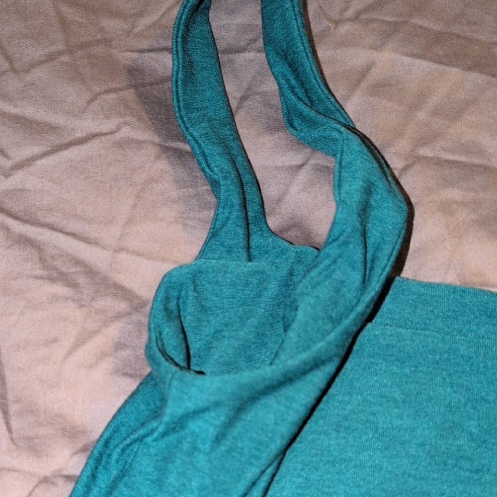 Teal Sleeveless Dress - Picture 4 of 10